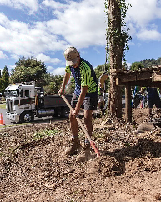 Site preparation by Ultrascape Landscaping in Rotorua