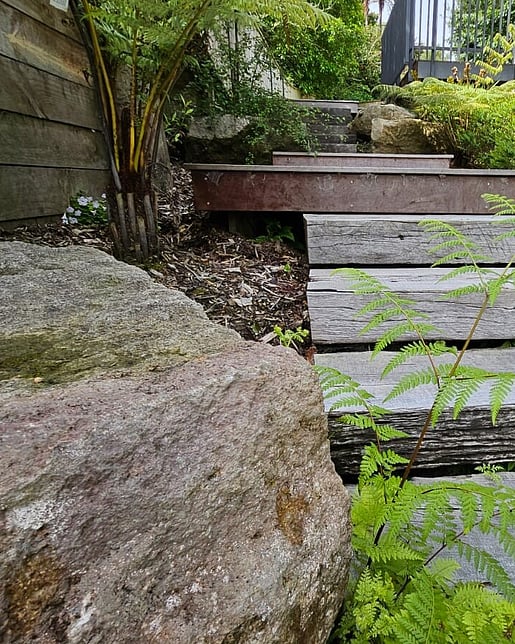 Natural Rock and Boulder for a landscaped garden in Rotorua