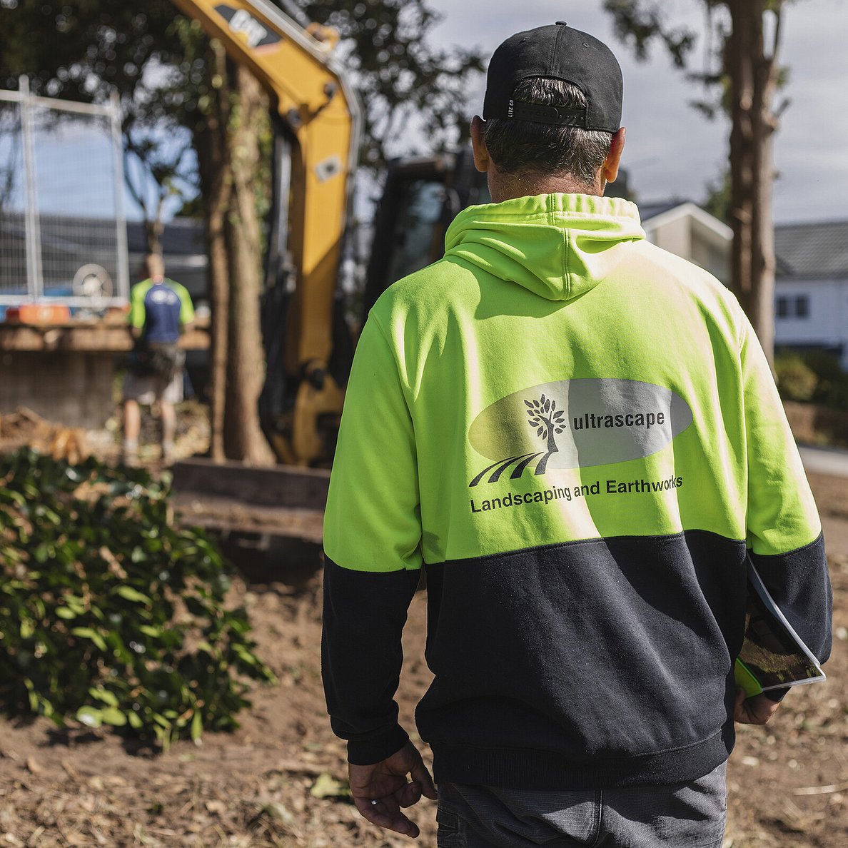 small team of landscapers in Rotorua