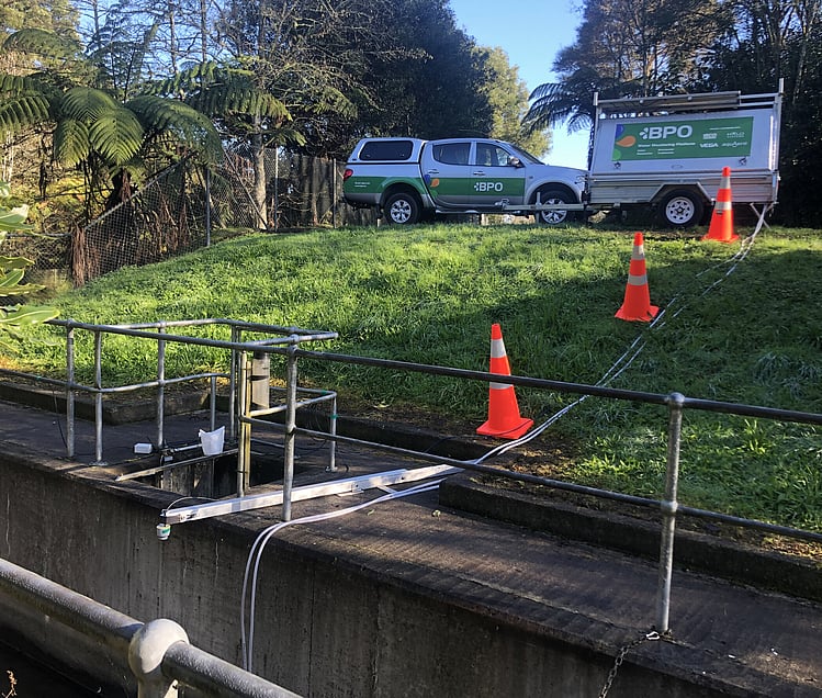 BPO portable monitoring station for wastewater