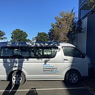 Van trips - image of the Eastern Coromandel Community Services van