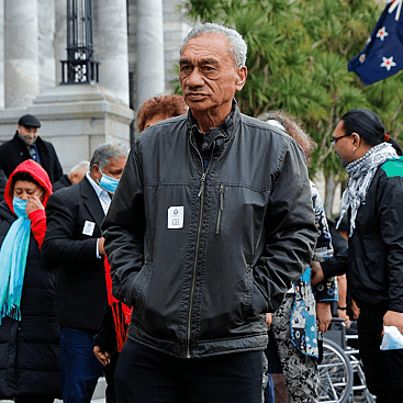 Image of Ngāti Ruapani members at AIP