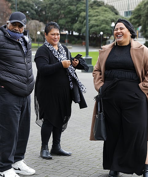 Image of Ngāti Puapani members at AIP