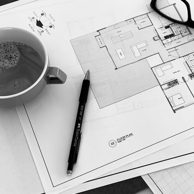 Architectural house design - floor plans