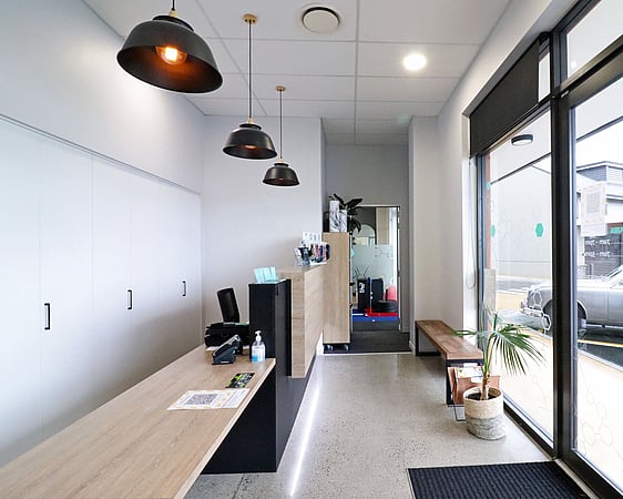 Commercial Renovation and extension - reception area