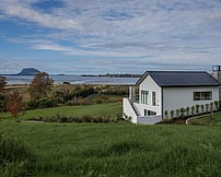 Pool house design view