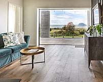 oak floor - pool house design