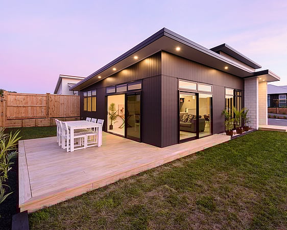 Papamoa 2 Storey spacious house design - outdoor space