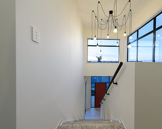 Papamoa 2 Storey spacious 2 story house design - vaulted entrance