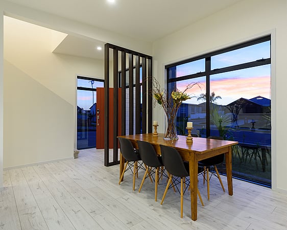 Papamoa spacious house design - dining