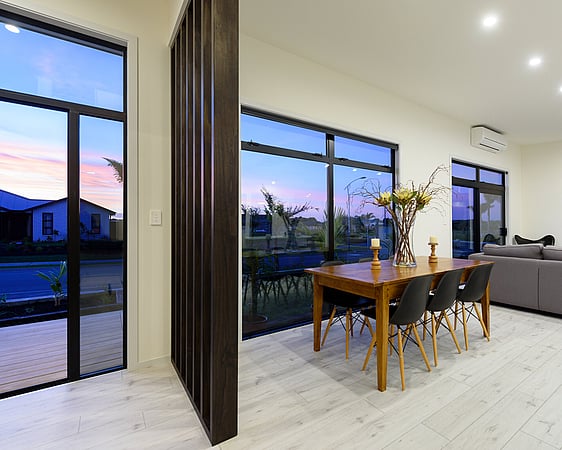 Papamoa spacious house design - dining