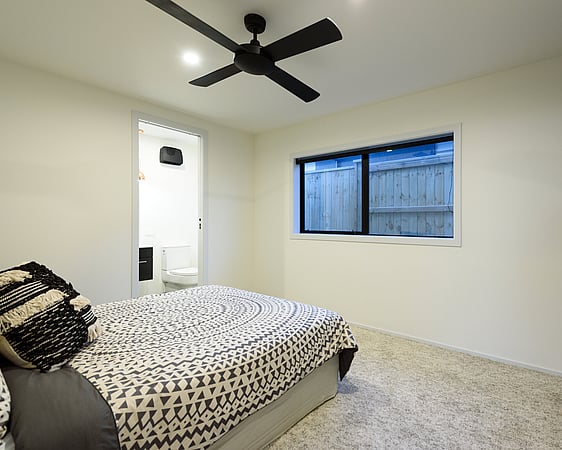 Papamoa spacious house design - bedroom