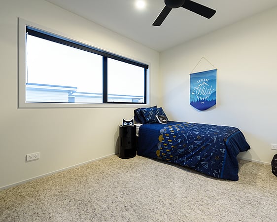 Papamoa spacious house design - bedroom
