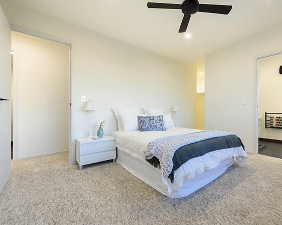 Papamoa spacious house design - master bedroom