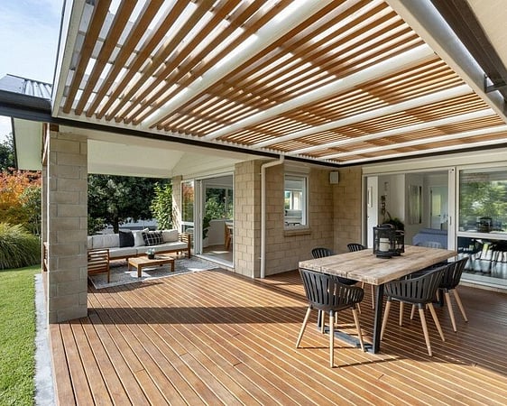 Te Puna House Extension with covered outdoor entertaining area