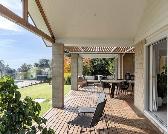 Te Puna House Extension with covered outdoor entertaining area