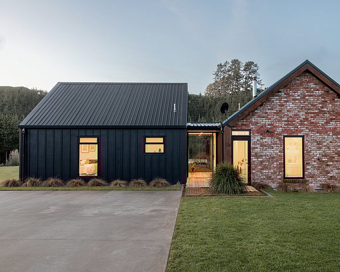 Black board and batten home