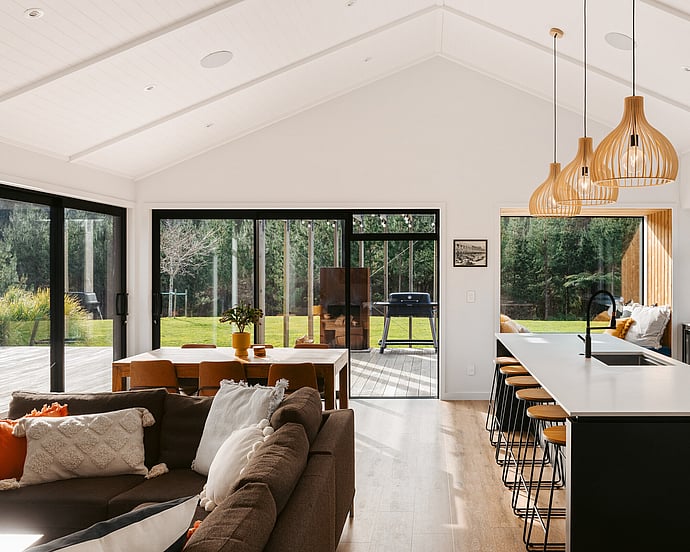 scissor truss high pitch ceiling