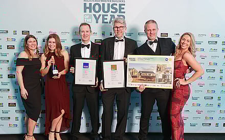 Darren, Pete and Stacey, of Fixation Builders standing together.