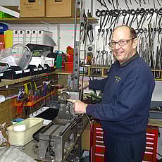 Merv making a spring - Simply Springs