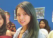 Iris (Thailand) - I felt very comfortable to all friends and teachers. I've improved a lot speaking skill by talking here, made me warm. Thank you!