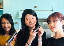 Rachael (Taiwan) - I met lots of international friends and meet really kind teacher here. we had lots of experiences in class and after school. 