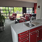 View of living room from kitchen at 14A Cologne Street