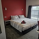 Bedroom with desk at 14a Cologne St