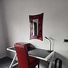 Desk in bedroom at 14a Cologne St