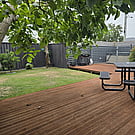 Deck area in backyard of 14A Cologne Street
