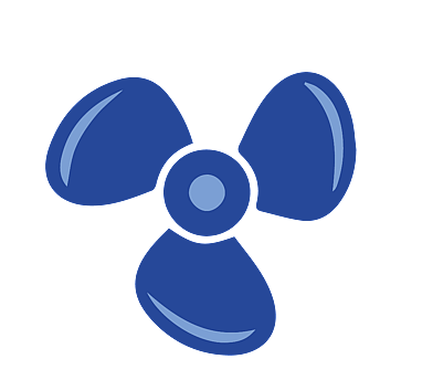 Boat propeller icon