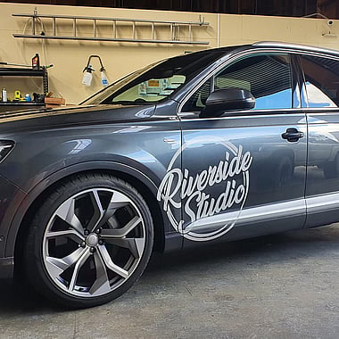 Digitally printed car signage for local Hamilton business