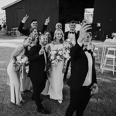 Wedding Planning and Styling by The Event Girl - group shot of the bridal party