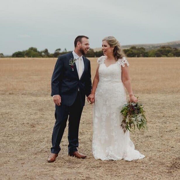 happy bride and groom testimonial of The Event Girl who managed the whole wedding day in Adelaide, South Australia