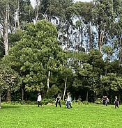Exploring the expansive property at Arcus venue and nature retreat on  Kapiti Coast between Wellington and Palmerston North