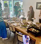 Delicious food at Arcus events venue near Waikanae and Ruth Pretty's cafe