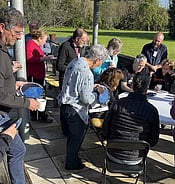 Amateur astronomy course participants learning to become #darksky guides