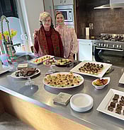 Delicious catering at Arcus events venue near Waikanae and Ruth Pretty's cafe