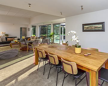 Arcus venue dining room near Wellington, Palmerston North and Te Horo beach