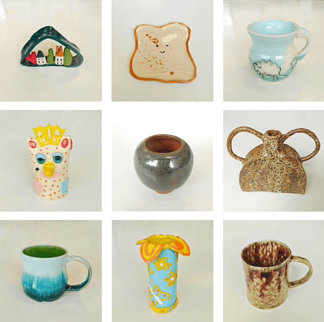 Some beauties spotted on the shelves recently... - Top, left to right: AW, WA, Elizabeth Nguyen.Middle, left to right: Cath Knapton, Tim Edwards, Effie McLeay.Bottom, left to right: Jen Rogers, unmarked, Margaret Raine