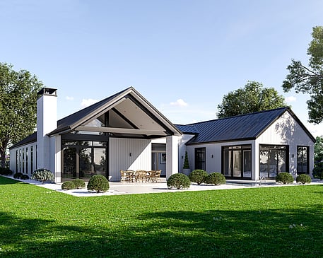 Whitechurch Construction, Waikato residential builders. Image of Niseko H Shaped Home Plan.