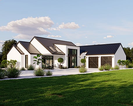 Whitechurch Construction, Waikato residential builders. Image of Dublin Bay Architecture Home Plan.