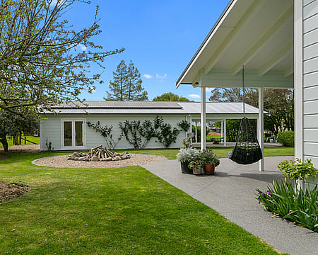 Exterior images of Oakshott Road, renovated home by Whitechurch Construction, Waikato residential builders.