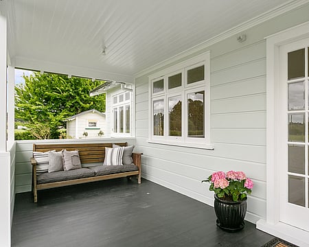 Exterior images of Oakshott Road, renovated home by Whitechurch Construction, Waikato residential builders.