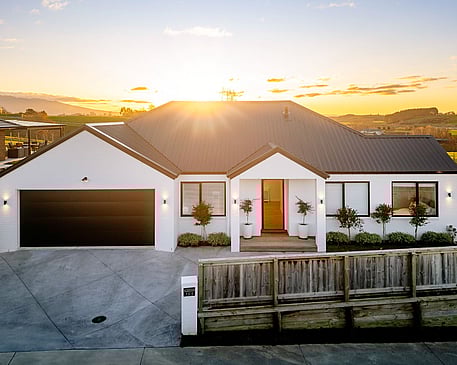 Image of Gateway Road new build by Whitechurch Construction, Waikato residential builders.