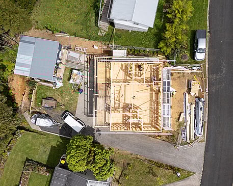 Image of the Whitechurch Construction team building. Waikato residential builders.