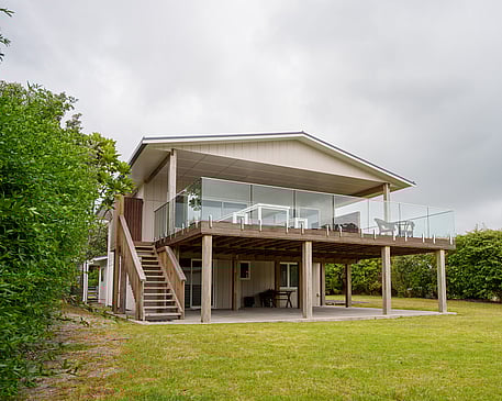 Image of Riverview Road, renovated home by Whitechurch Construction, Waikato residential builders.