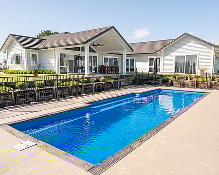 Exterior images of Aubrey Way new build by Whitechurch Construction, Waikato residential builders.