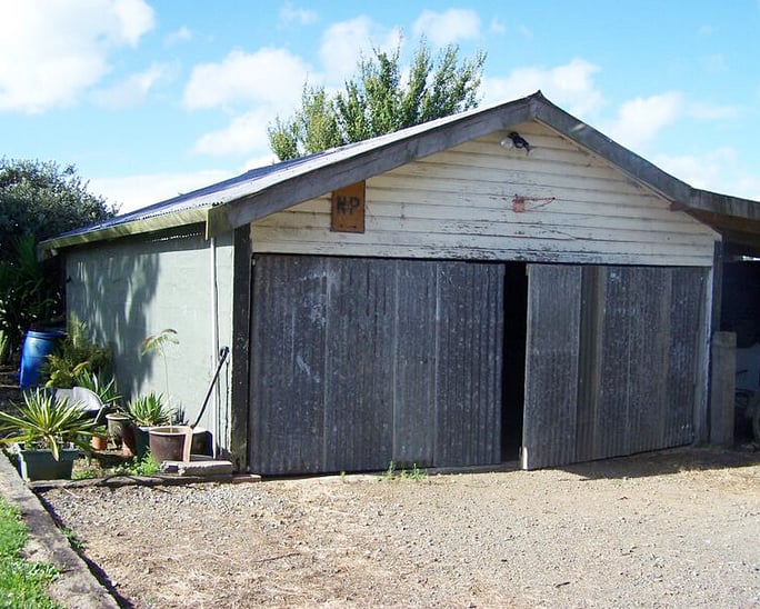 Exterior before images of Oakshott Road, renovated home by Whitechurch Construction, Waikato residential builders.