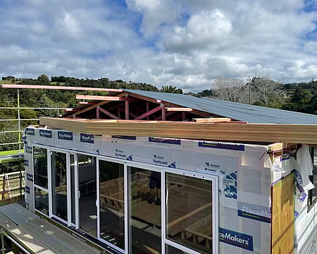 Exterior images of Riverview Road, renovated home by Whitechurch Construction, Waikato residential builders.